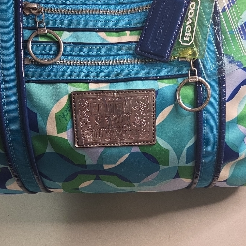 Coach Vibrant Blue and Green Poppy - Picture 3 of 9